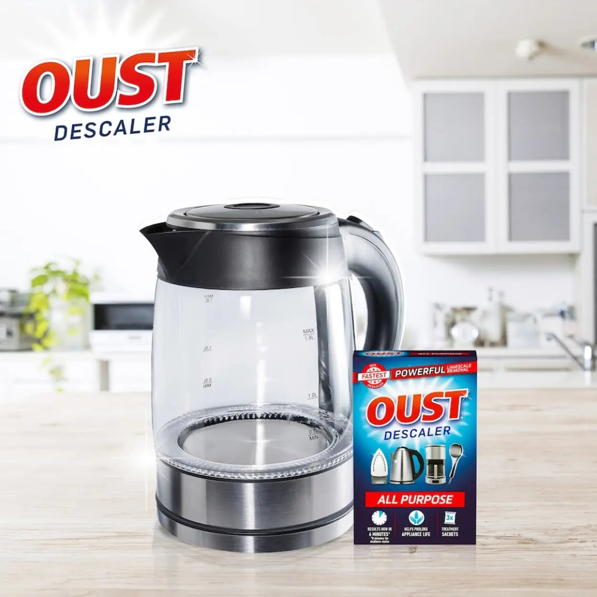 Oust All Purpose Descaler 3 x 25ml