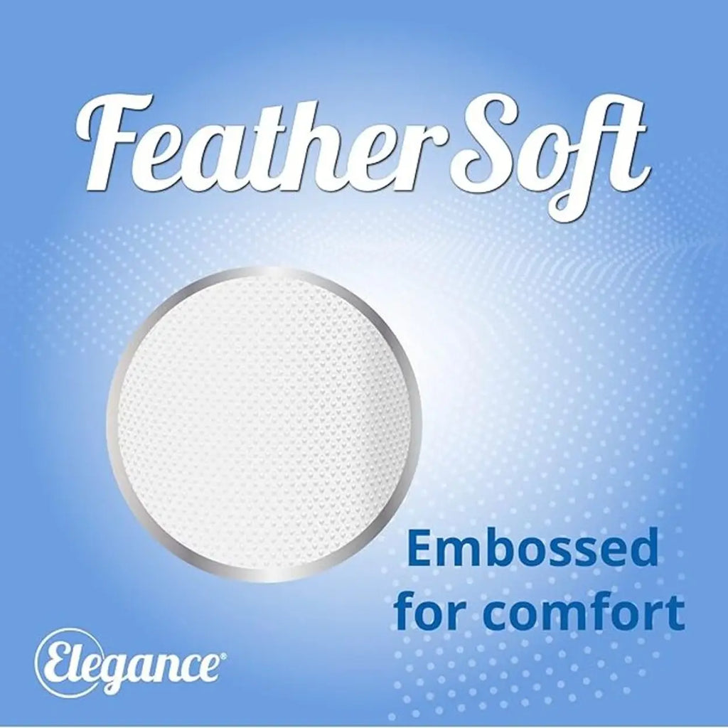 Elegance Feather Soft Toilet Tissue, 3-Ply, 9 Rolls