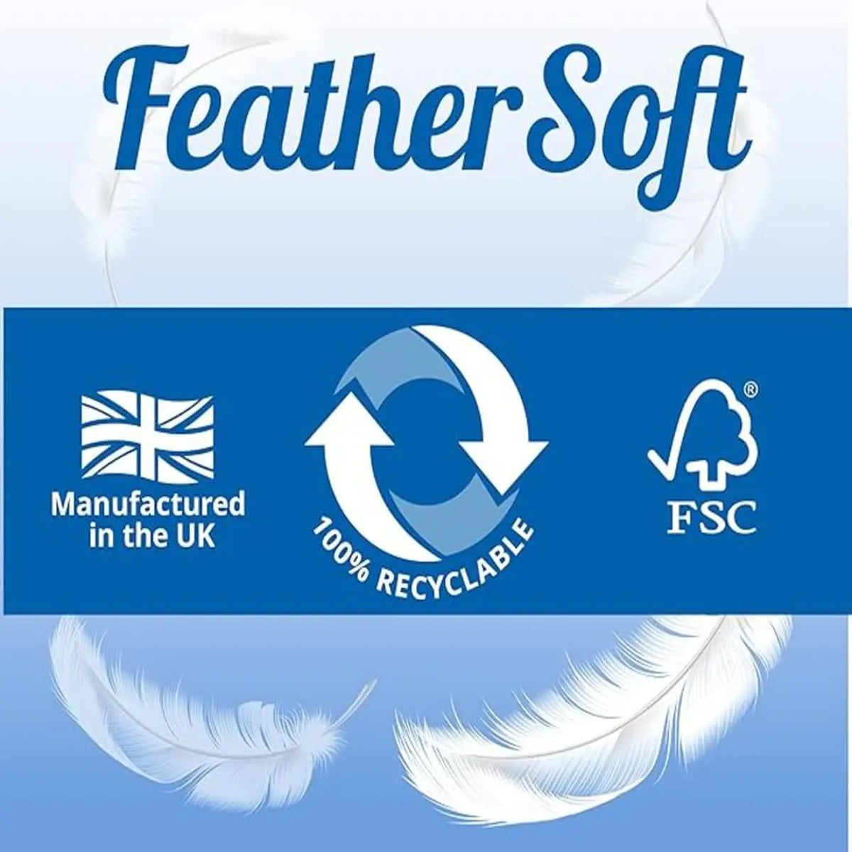 Elegance Feather Soft Toilet Tissue, 3-Ply, 9 Rolls