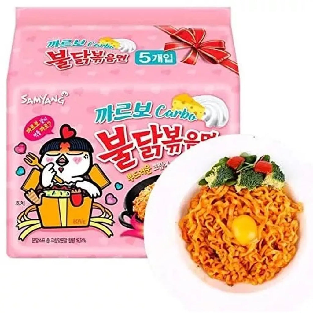 Samyang Buldak Hot Chicken Carbonara Ramen Pack of 5
