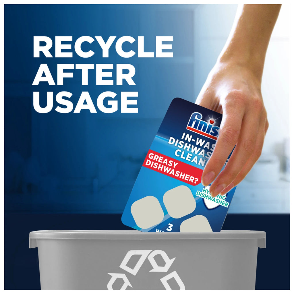 Finish 3 x In-Wash Cleaner Tablets