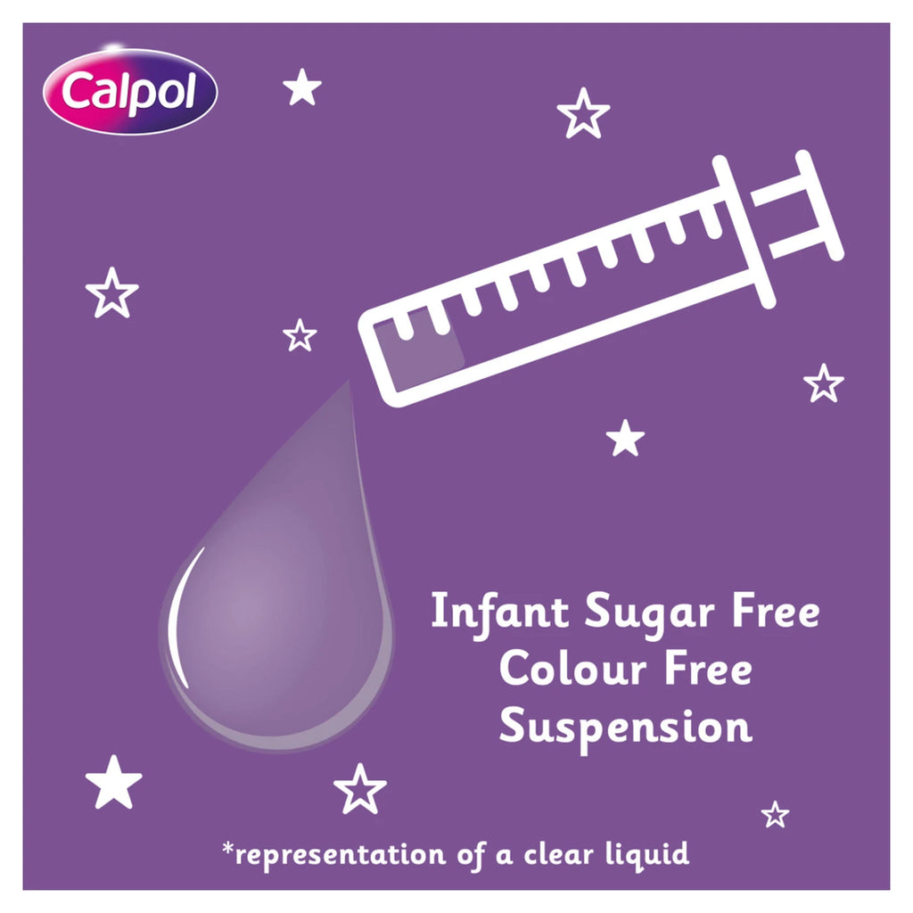 Calpol Infant Sugar & Colour-Free Oral Suspension 2+ Months 100ml